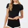Elana Contrast Raglan Top
