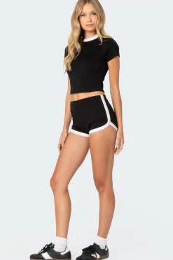 Elana Contrast Raglan Top