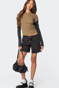Eliana Layered Long Sleeve T Shirt