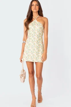Elodie Rose Printed Mini Dress