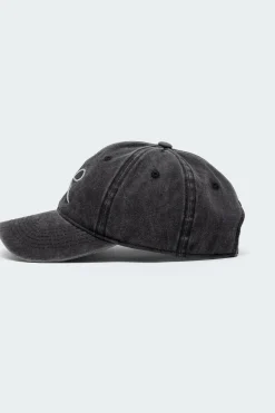 Embroidered Bow Washed Baseball Cap