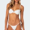 Eyelet Cupped Bikini Top