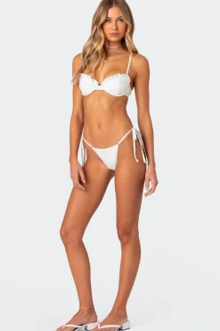 Eyelet Cupped Bikini Top