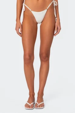 Eyelet String Bikini Bottom
