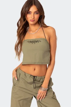Fey Bungee Strap Open Back Top