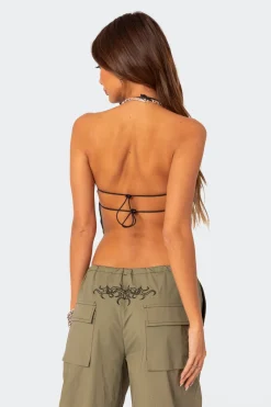 Fey Bungee Strap Open Back Top
