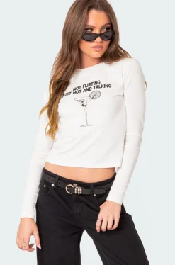 Flirty Long Sleeves T Shirt