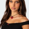 Flower Girl Cord Necklace
