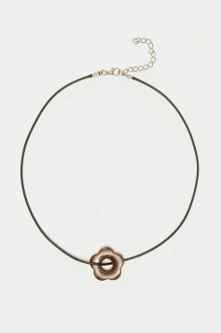 Flower Girl Cord Necklace