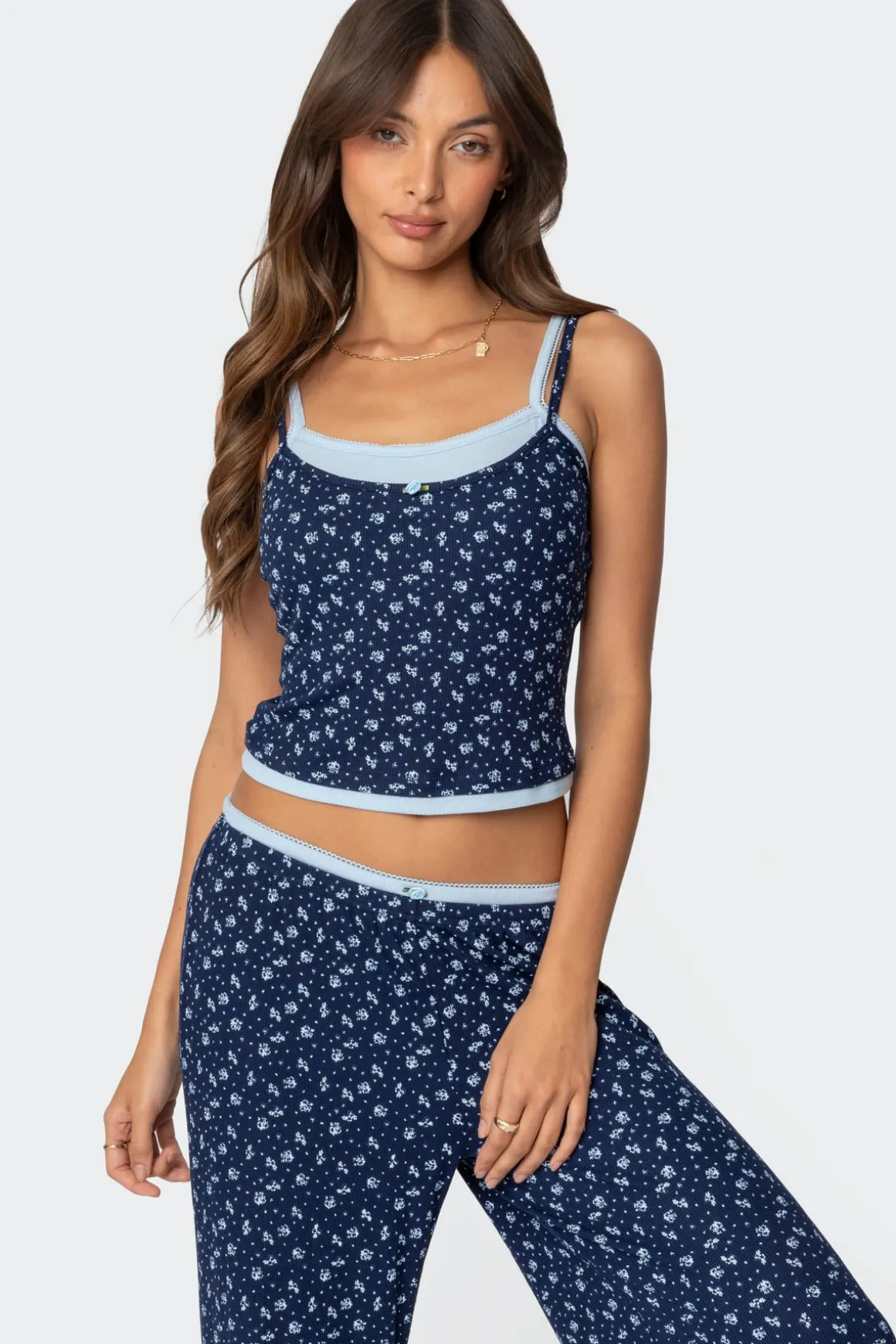 Flowerbed Layered Tank Top
