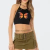 Fly Away Open-Back Crop Top