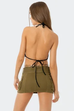 Fly Away Open-Back Crop Top