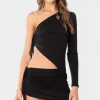 Frankie Long Sleeve Asymmetric Top