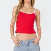 Franky Ribbed Contrast Tank Top
