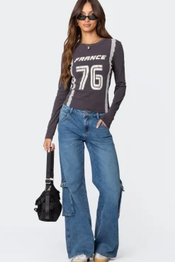 Frenchy Long Sleeve T Shirt