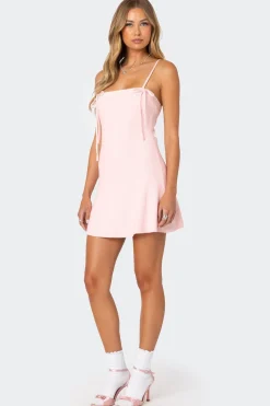 Fridah Ribbed Knit Mini Dress