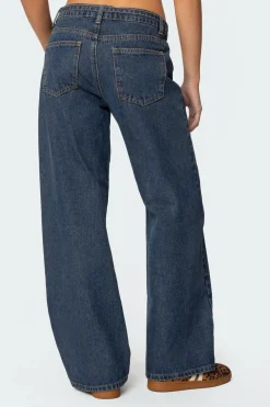 Funky Stitch Low Rise Jeans