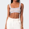 Gabi Ruffle Sheer Lace Bralette