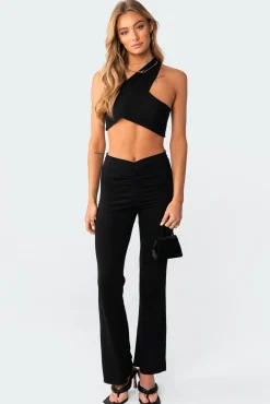 Gina One Shoulder Crop Top