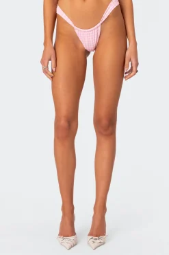 Gingham Bikini Bottom