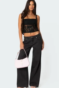 Gwyn Mixed Lace Top