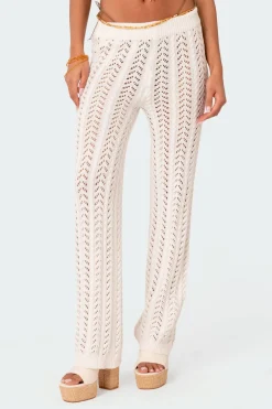 Hazel Crochet Pants