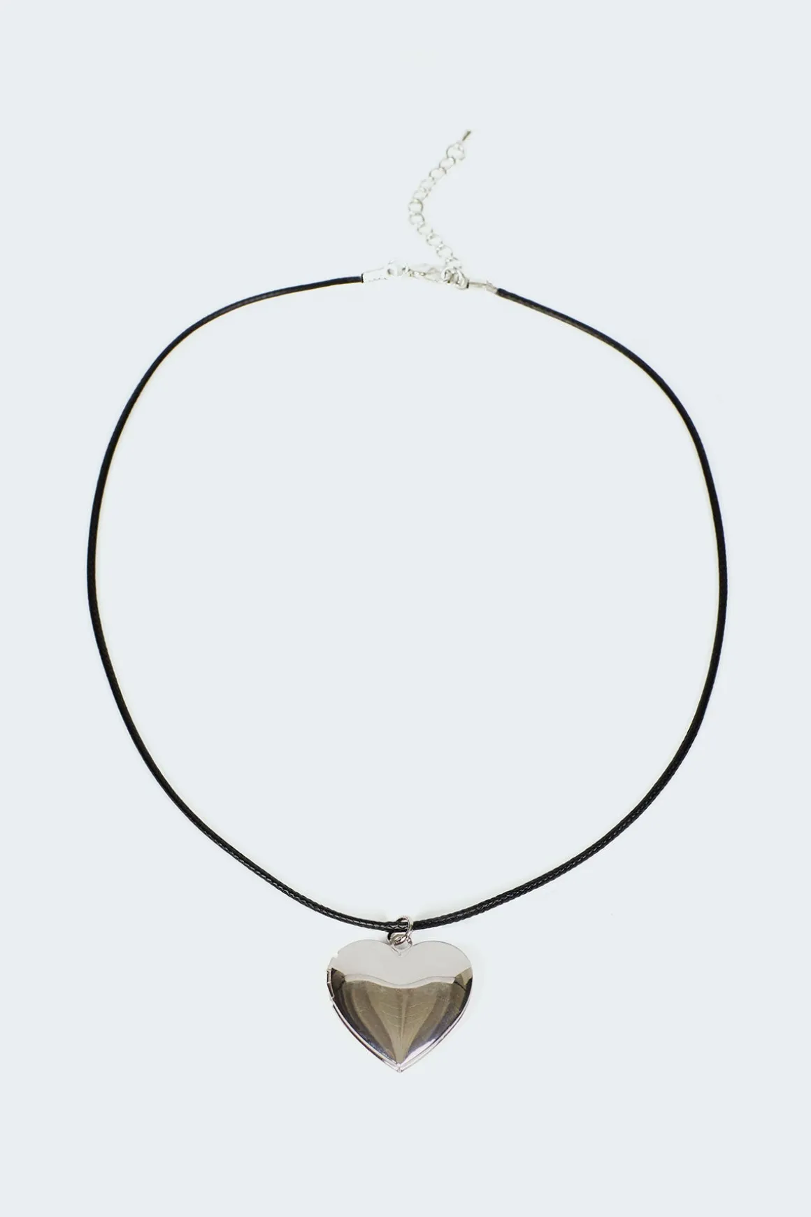 Heart Locket Cord Necklace