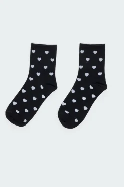 Heart Printed Socks