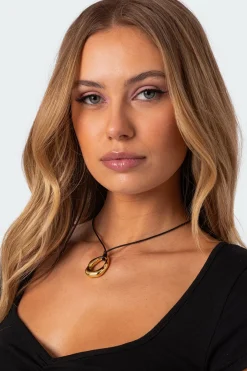 Hoop Cord Necklace