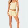 Irene Low Rise Pointelle Micro Shorts
