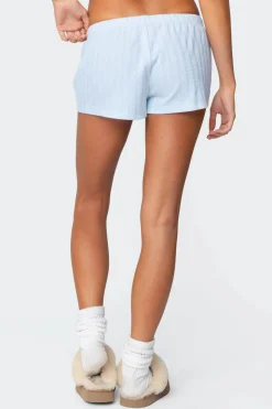 Irene Low Rise Pointelle Micro Shorts