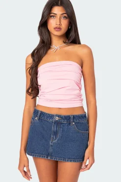 Isabella Ruched Tube Top