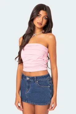 Isabella Ruched Tube Top