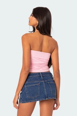 Isabella Ruched Tube Top