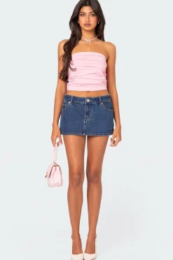 Isabella Ruched Tube Top