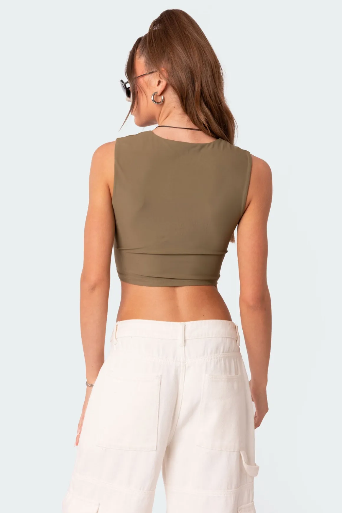 It Girl Square Neck Crop Top