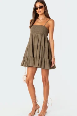 Ivory Oversized Mini Dress