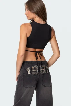 Jen Tie Back Top