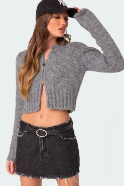 Jillian Double Zip Cardigan