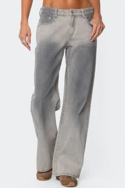 Joe Loose Fit Low Rise Washed Jeans