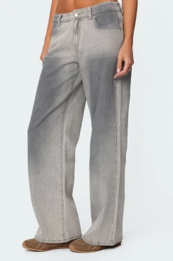 Joe Loose Fit Low Rise Washed Jeans