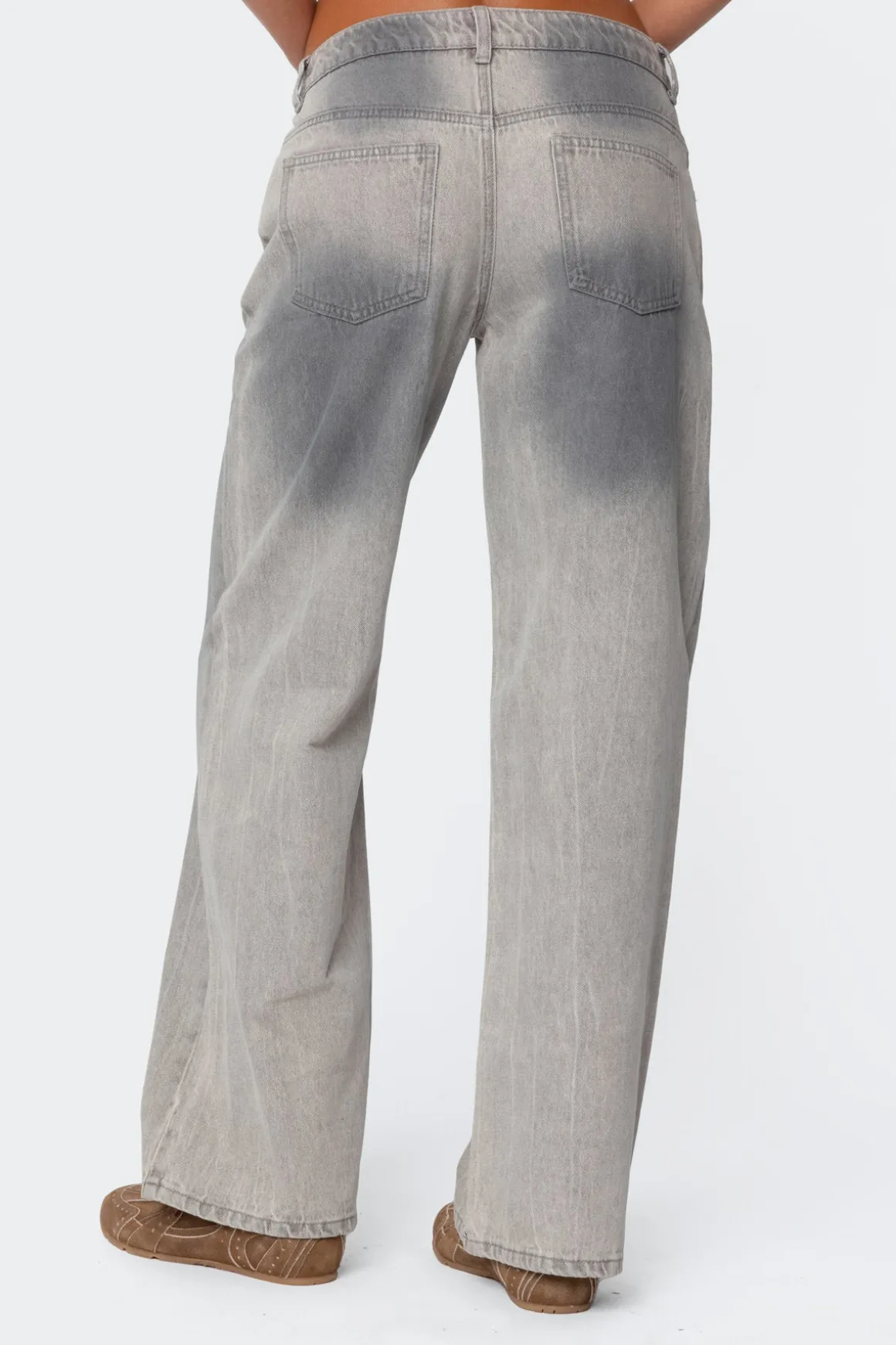 Joe Loose Fit Low Rise Washed Jeans