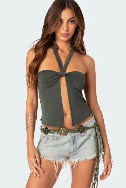 Julia Split Front Top