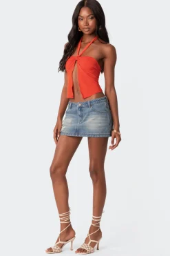 Julia Split Front Top