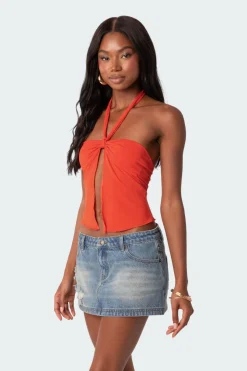 Julia Split Front Top