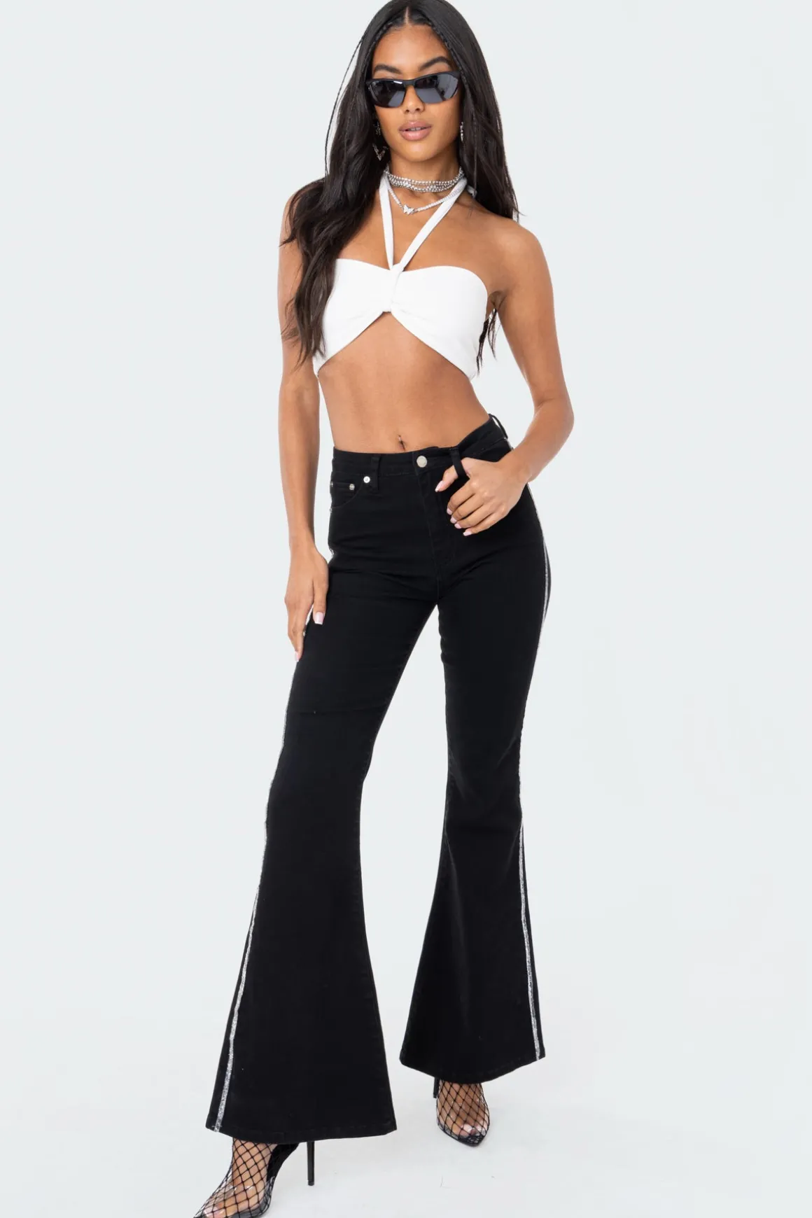 Kai Adjustable Strapless Crop Top