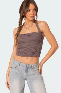 Kaila Gathered Halter Top