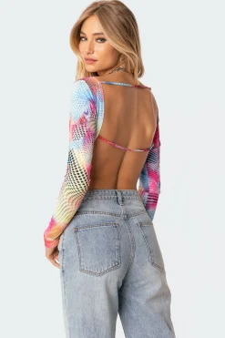 Kaleidoscope Open-Back Top