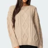 Kennedy Oversized Cable Knit Sweater
