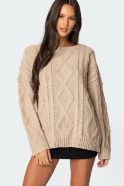 Kennedy Oversized Cable Knit Sweater